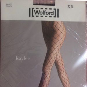 Wolford
Dark Orchid Fishnet Hosiery